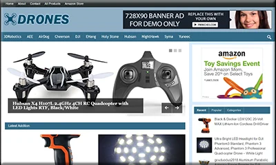 Ready Made Drones Store with Professional Design