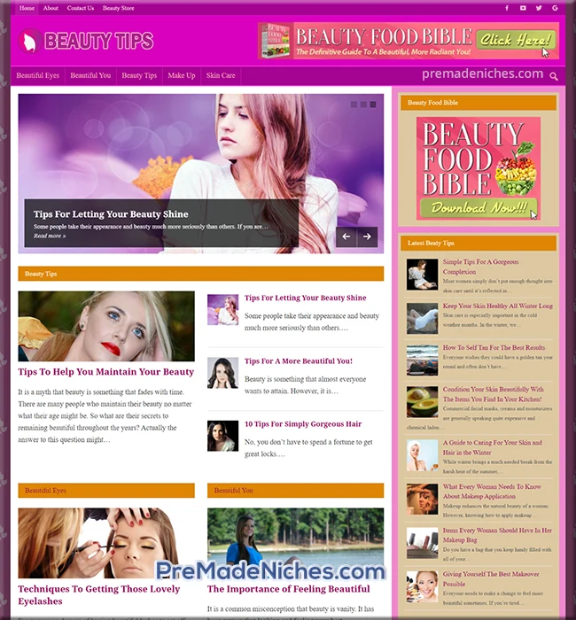 done for you beauty tips blog