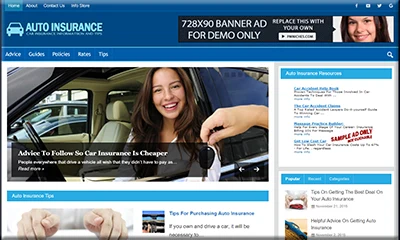 Done-for-you Auto Insurance Blog with Special Offer