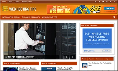 Web Hosting Ready Made Site with a Stunning Design