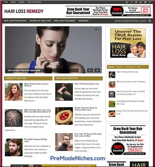 hair loss remedy turnkey blog
