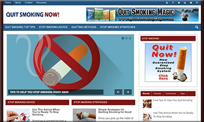 Stop Smoking Ready-made Blog with the Best Content