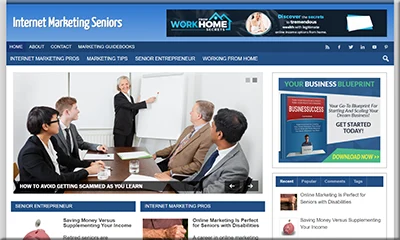 Internet Marketing Seniors Pre Made Blog with Great Content