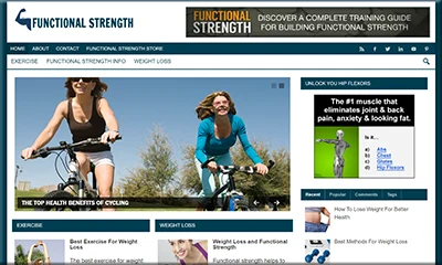 Pre Made Functional Strength Turnkey Site with a Free Gift