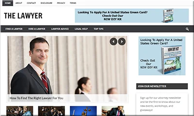 Done-for-You Lawyer or Attorney Blog with PLR License