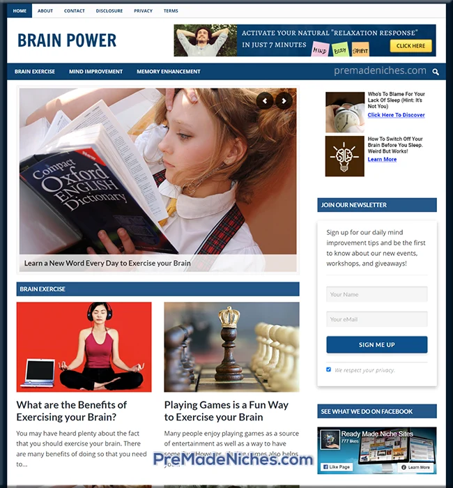 improve brain power premade blog