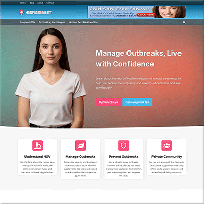 Done for You Herpes Remedy Website Package