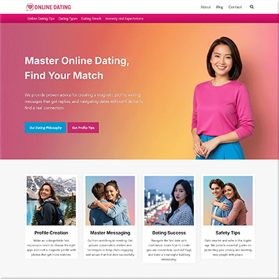 Ready Made Online Dating Website Template