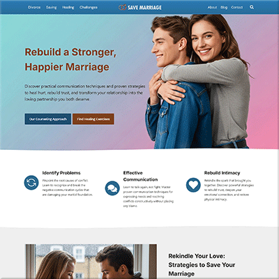 Ready to Go Save Your Marriage Website Package