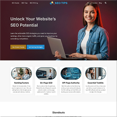 Ready Made SEO Services Website Template