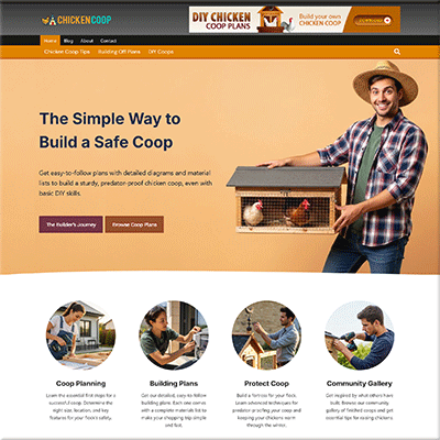 The Complete Build a Chicken Coop Website Package