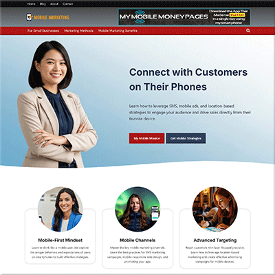 Ready Made Mobile Marketing Website Template