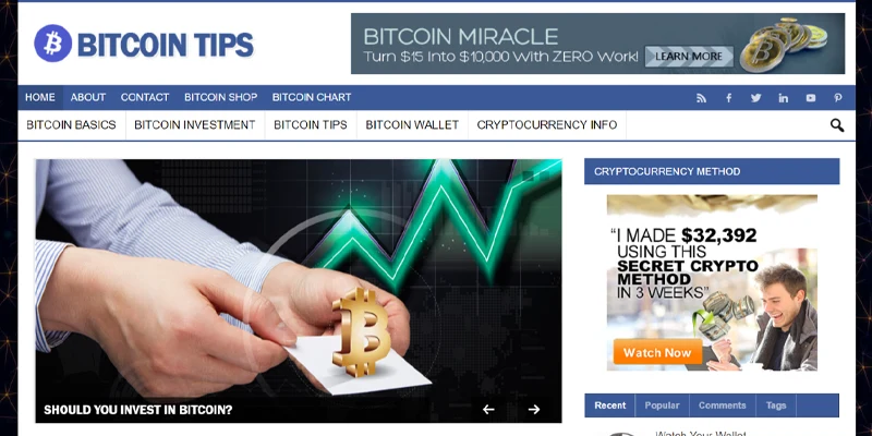 premade bitcoin tips website