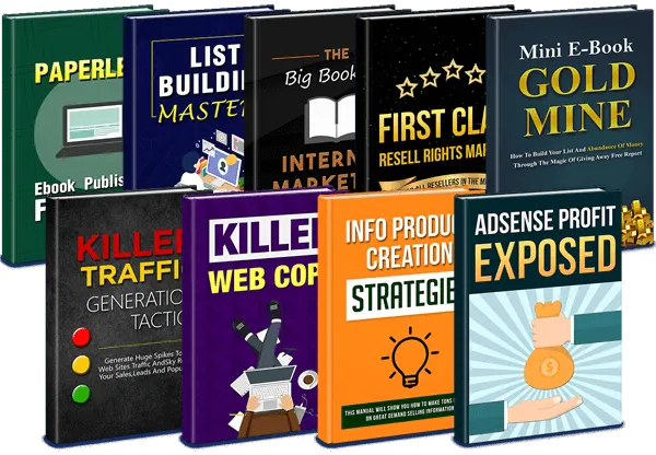 9 Internet Marketing eBooks with Resell Rights