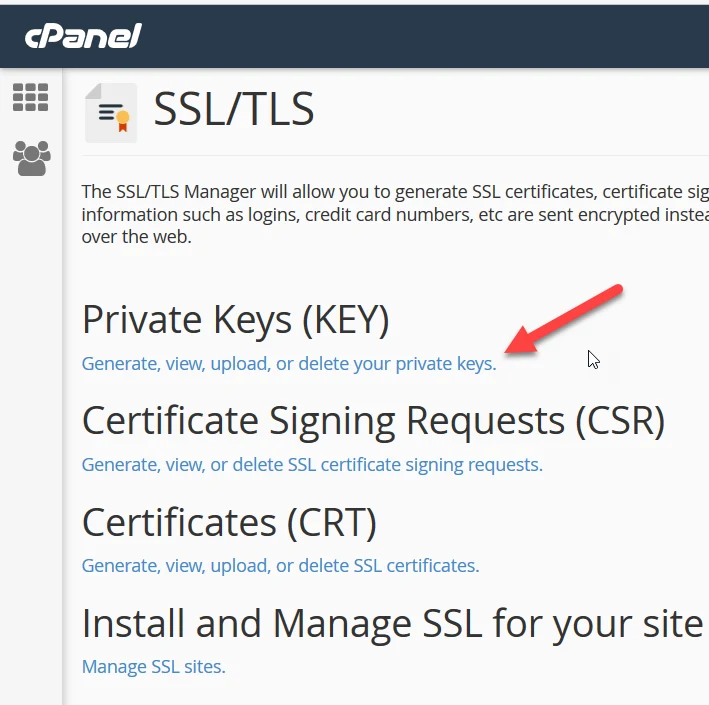 SSL/TLS page