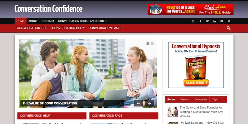 conversation confidence WP website