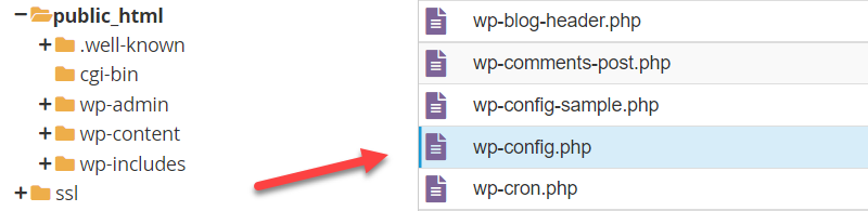 wp config highlighted