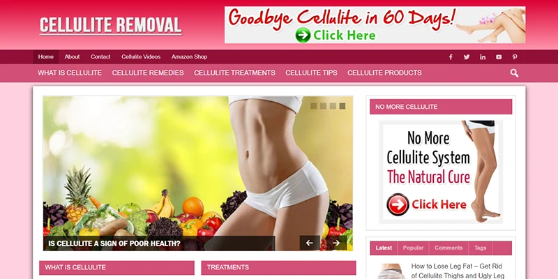cellulite removal website