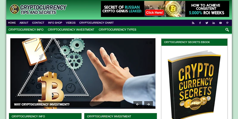 cryptocurrency website