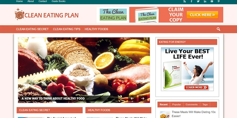 clean eating website