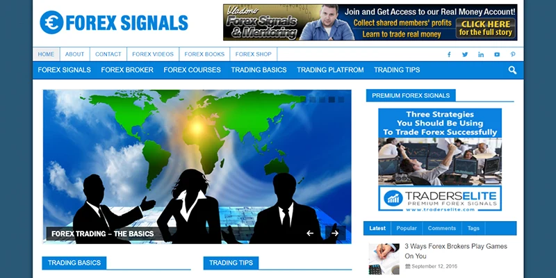 forex trading signals website