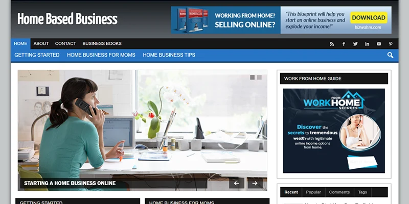 home business website