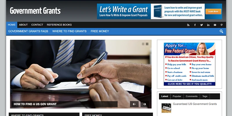 government grants ready made blog