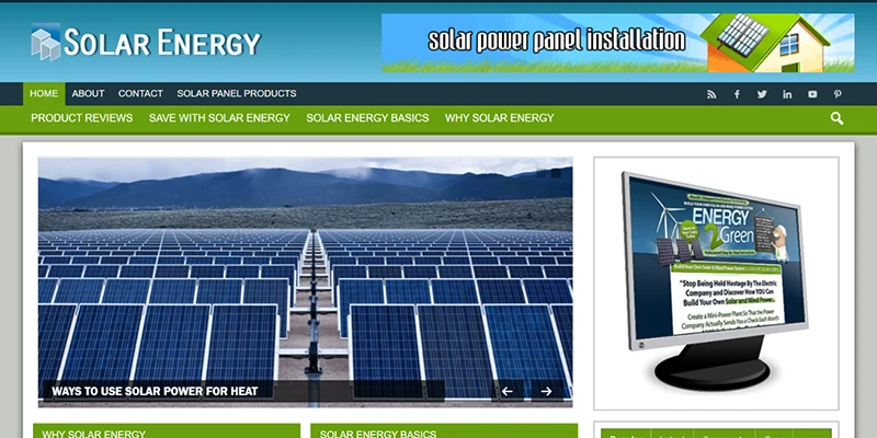 solar energy affiliate website