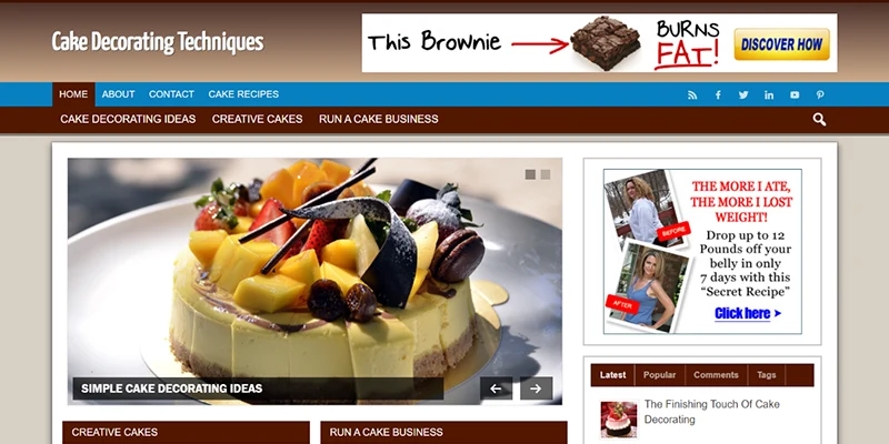 cake decorating website