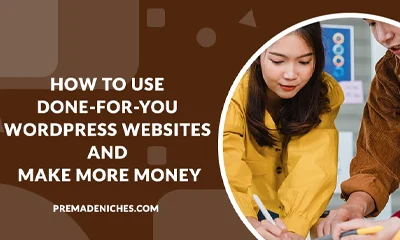 How to Use Done-for-You WordPress Websites and Make More Money
