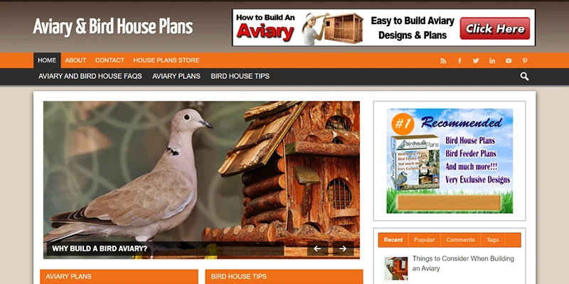 bird house plans WP website