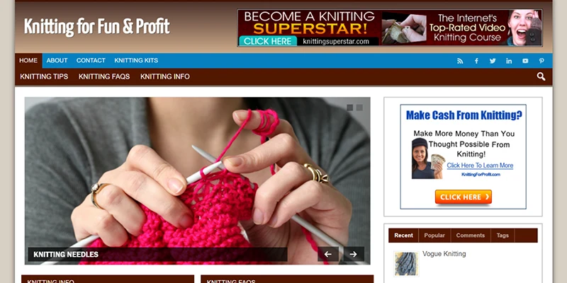 knitting for profit website
