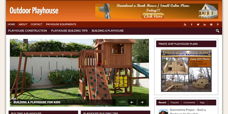 build playhouse WP website