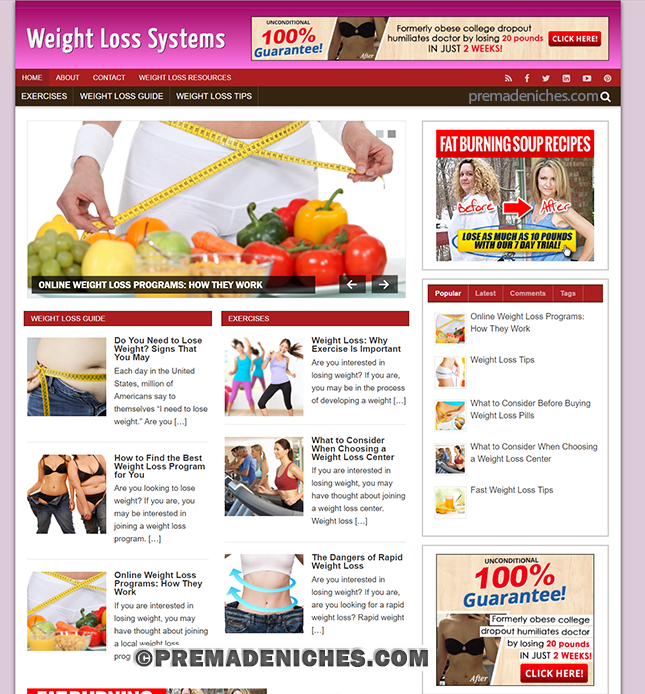 Ready Made Weight Loss Blog